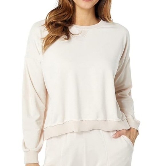Splendid Tops - SPLENDID Georgie Mineral Wash Baby French Terry Sweatshirt Sz S